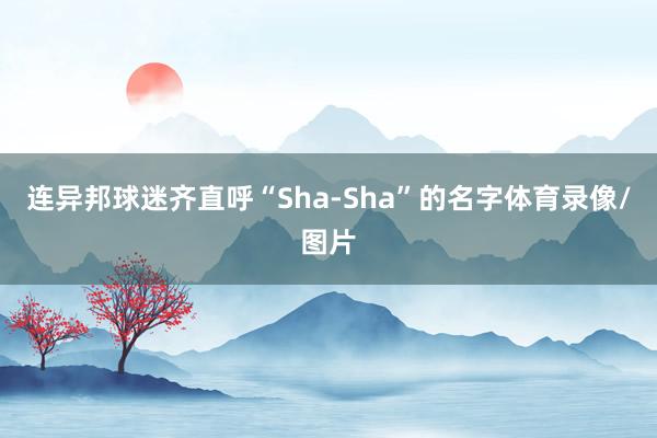 连异邦球迷齐直呼“Sha-Sha”的名字体育录像/图片
