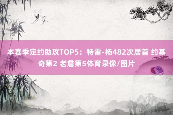 本赛季定约助攻TOP5：特雷-杨482次居首 约基奇第2 老詹第5体育录像/图片