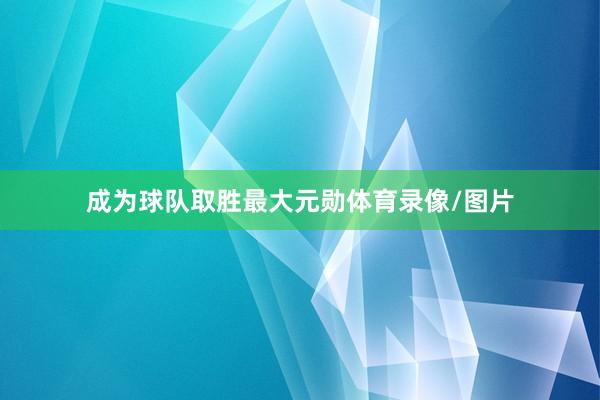 成为球队取胜最大元勋体育录像/图片