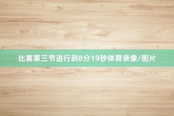 比赛第三节进行到8分19秒体育录像/图片