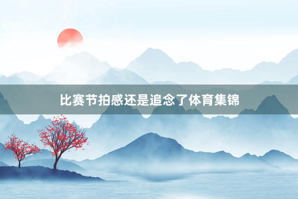 比赛节拍感还是追念了体育集锦