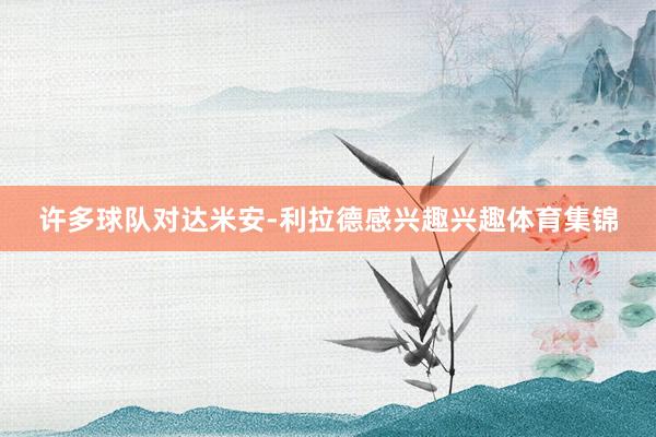 许多球队对达米安-利拉德感兴趣兴趣体育集锦