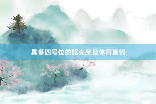 具备四号位的躯壳条目体育集锦
