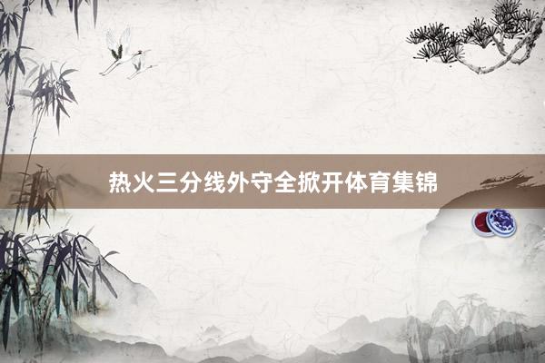 热火三分线外守全掀开体育集锦
