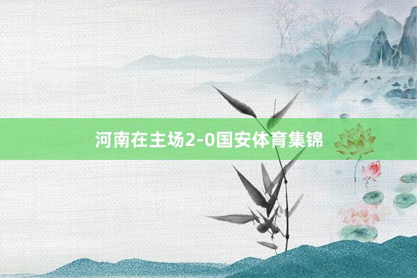 河南在主场2-0国安体育集锦