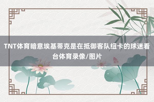 TNT体育暗意埃基蒂克是在抵御客队纽卡的球迷看台体育录像/图片